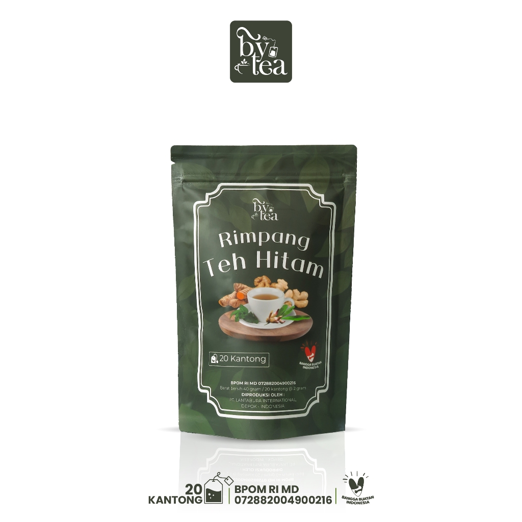 

Teh Rimpang Hitam Bytea - Daun Teh Hitam Plus Jahe Merah Bantu Detox Tubuh isi 20Kantung