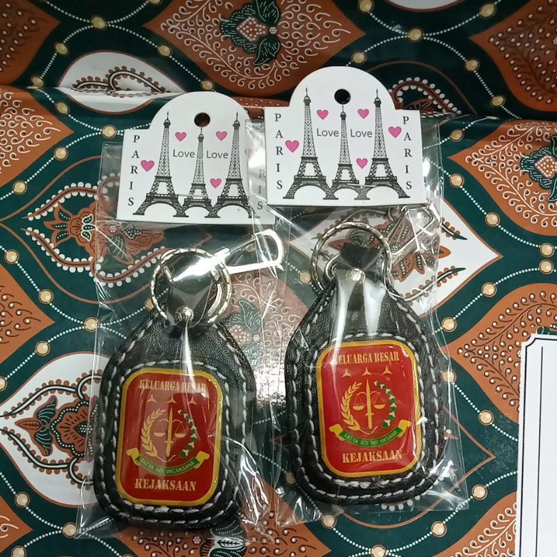 gantungan kunci kulit KEJAKSAAN