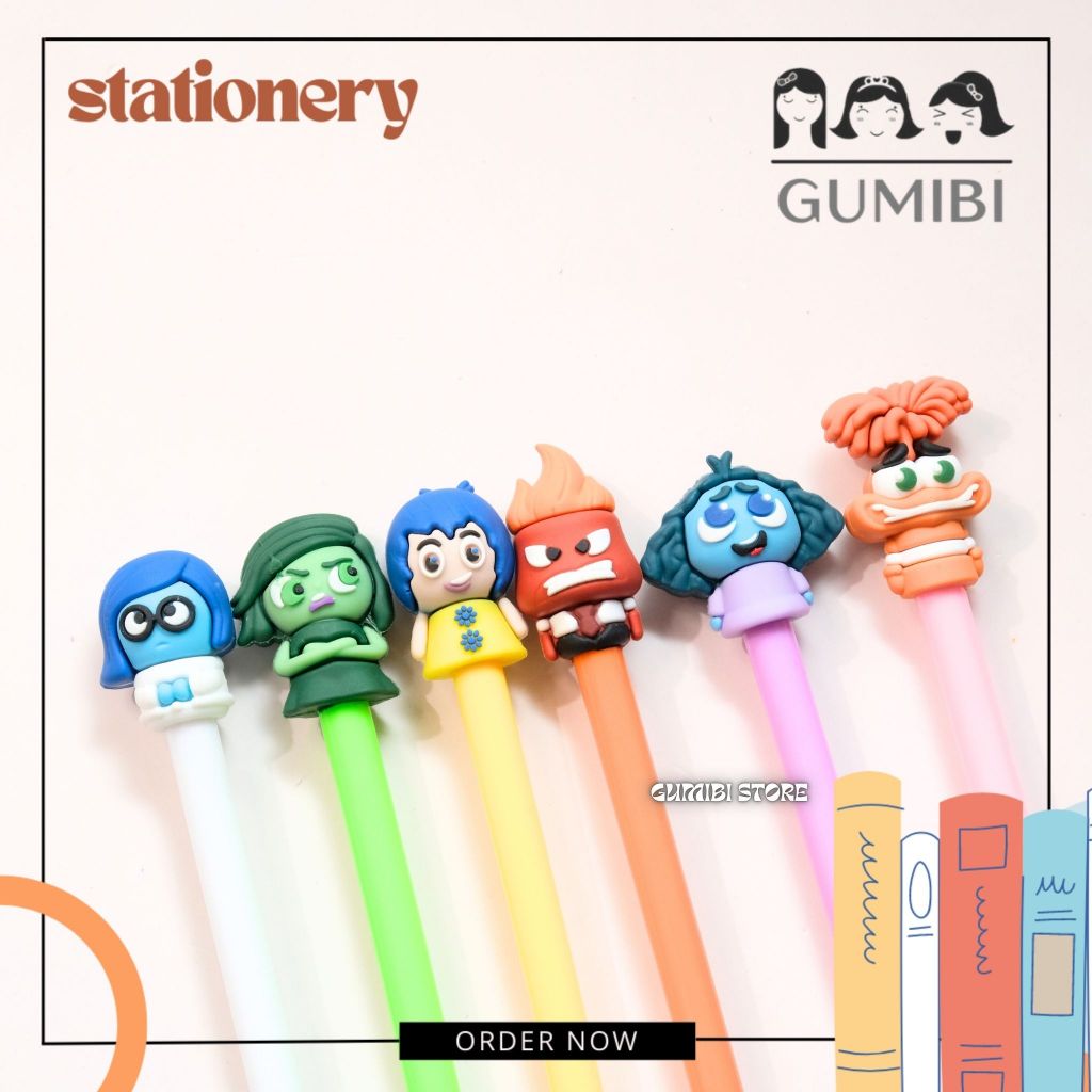 

PULPEN GEL INSIDE OUT PEN GEL BOLPEN KARAKTER EMOJI EKSPRESI LUCU PULPEN KARAKTER INSIDE OUT LUCU TERMURAH