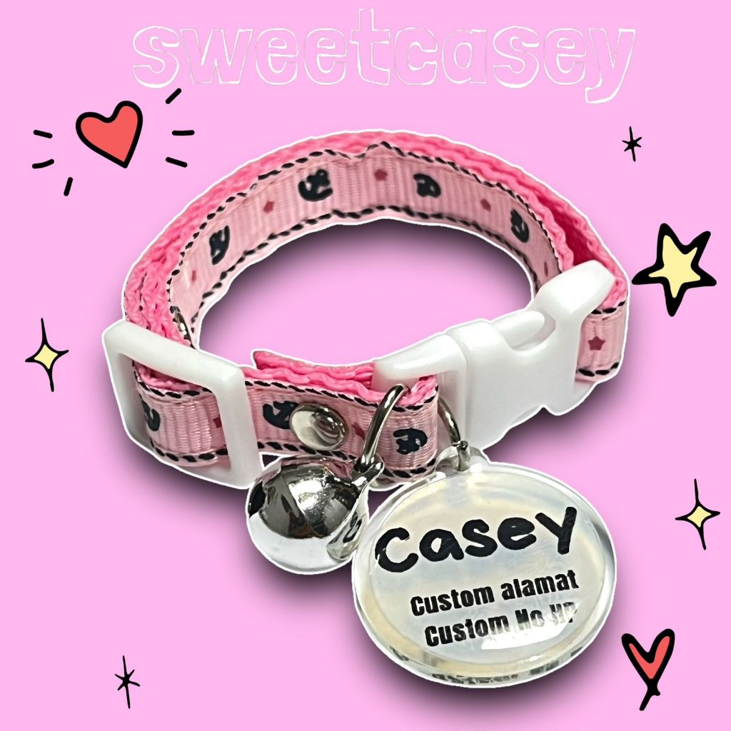 RK JANGKAR CAT NECKLACE FREE NAMA/KALUNG KUCING CUSTOM NAMA