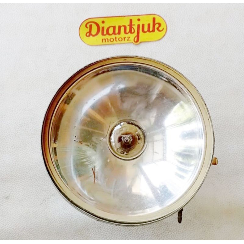 Headlamp Reflektor Lampu Depan Yamaha L2G YB100 DT125 DT100 GT80 LS3 L2 G LS 3 GT DT NOS