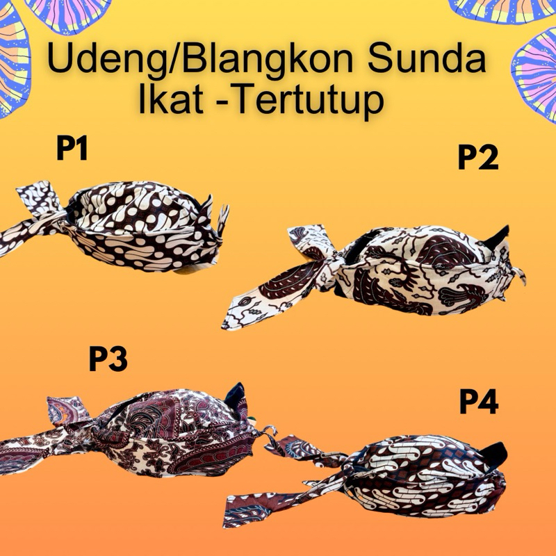 Blangkon Sunda Udeng Sunda Tertutup