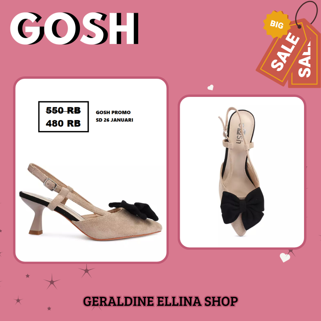Sepatu Wanita GOSH Heels original 100% NOVARA 414
