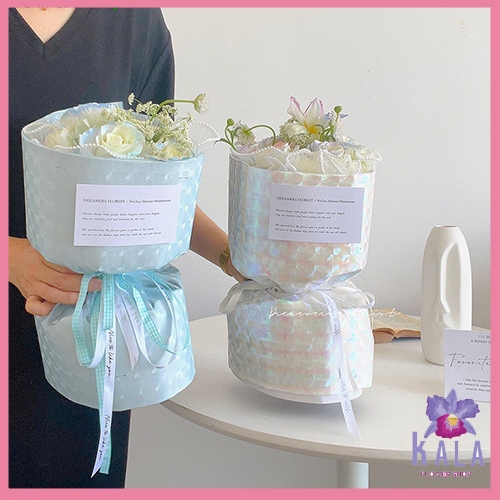

Ice Cube Transparent Roll Kertas Bunga roll Kertas Bunga