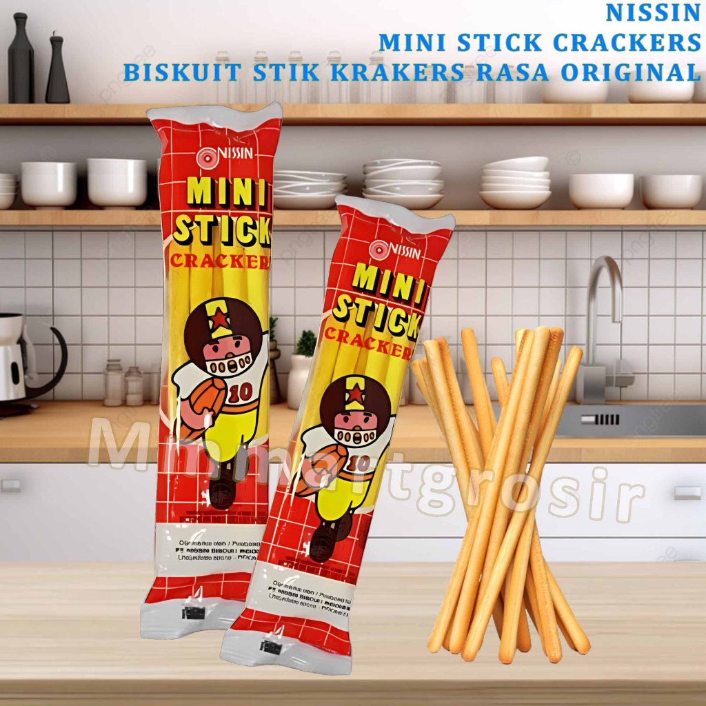 

Biskuit Nissin / Mini Stick Crackers / Biskuit Stik Rasa Original / 25gr