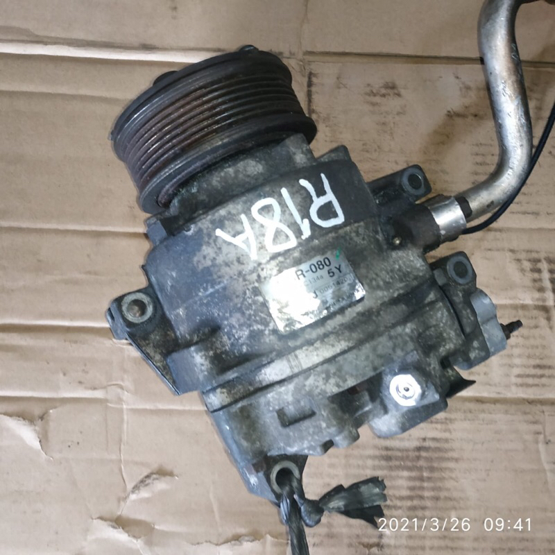 Compressor compresor kompresor AC Honda CRV Gen 3 R20 2.0 CIVIC FD 1.8 R18 Copotan ORI Asli ex Sing