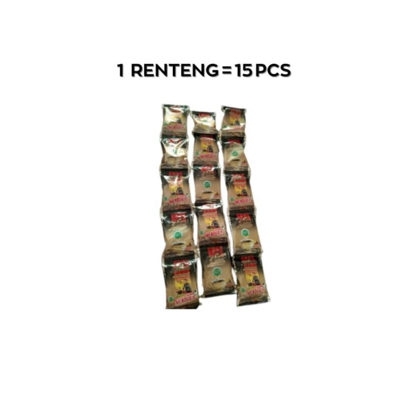 

[ 1 Renteng ] 15 sachet Kopi Luwak Mini Tanpa Gula 6.5 gram