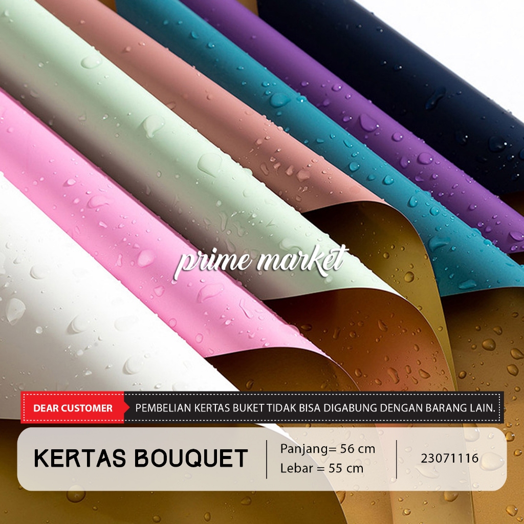 

Kertas Buket Bunga Dua Warna Kertas Cellophane Kertas Bunga Buket Flower Wrapping (23071116)