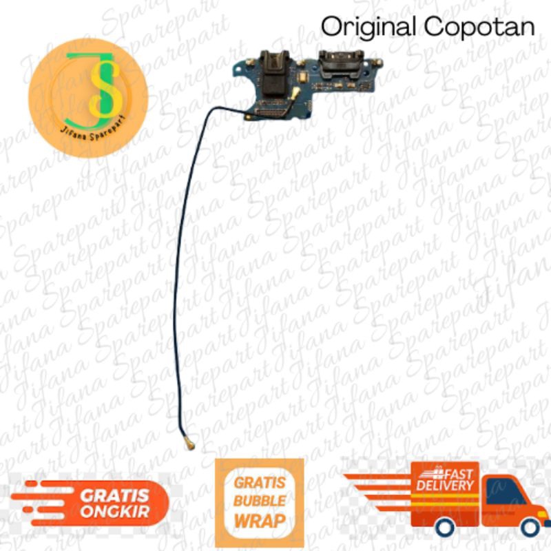 Konektor Charger + Antena Samsung A03 Original Copotan