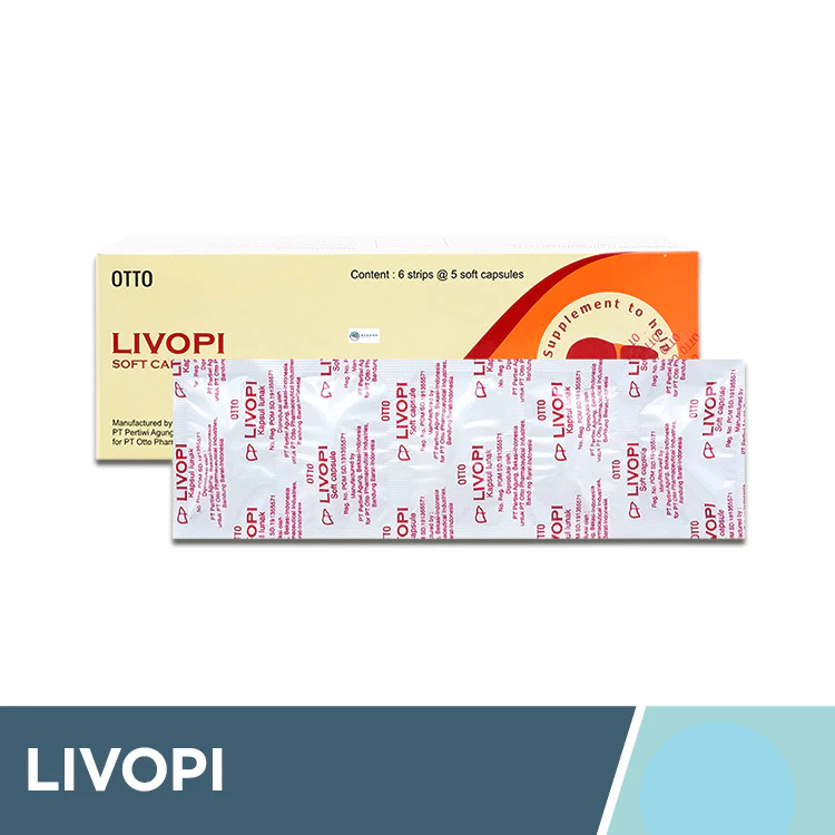 Livopi 30  Kapsul - Suplemen Kesehatan Hati
