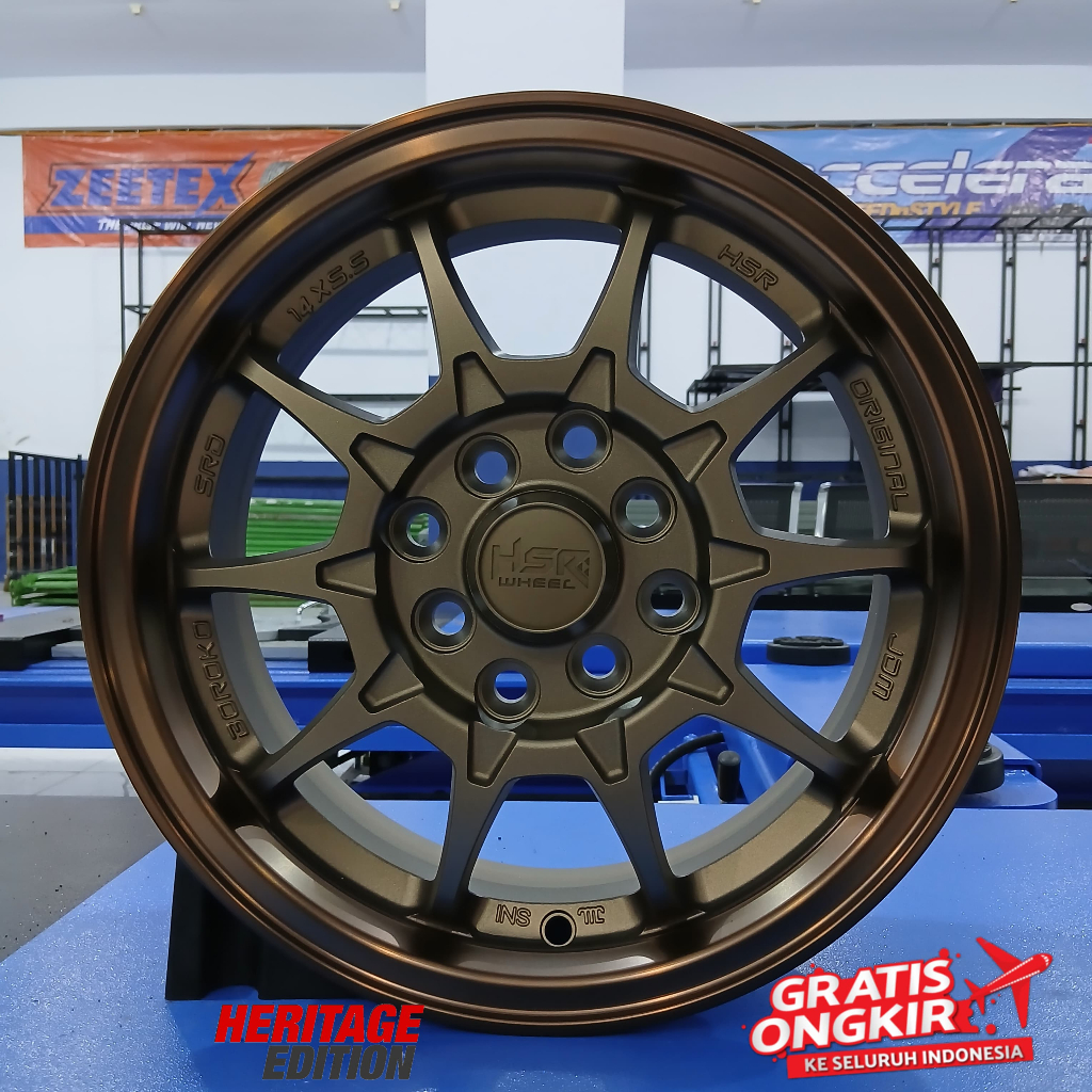 Velg Baru Ring14 Pelk Racing Hsr Boroko Srd R14 Velg Mobil Ce28 Hsr Terlaris R14