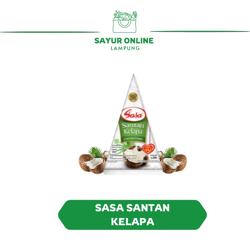 

Sasa Santan Kelapa 1 Pcs - Sayur Online Lampung