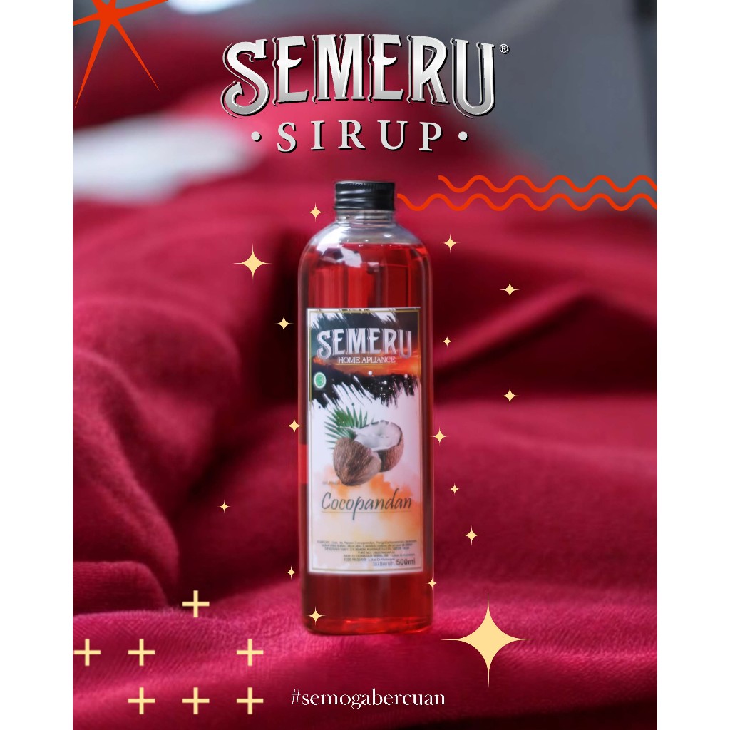 

Semeru Home Appliance Syrup Cocopandan 500ml | Semeru Sirup Perasa Minuman Cocopandan 500ml