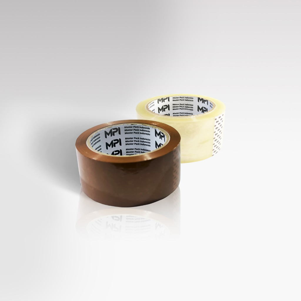 

Lakban Bening Coklat MPI 45mm x 100 Yard Tebal Premium High Quality