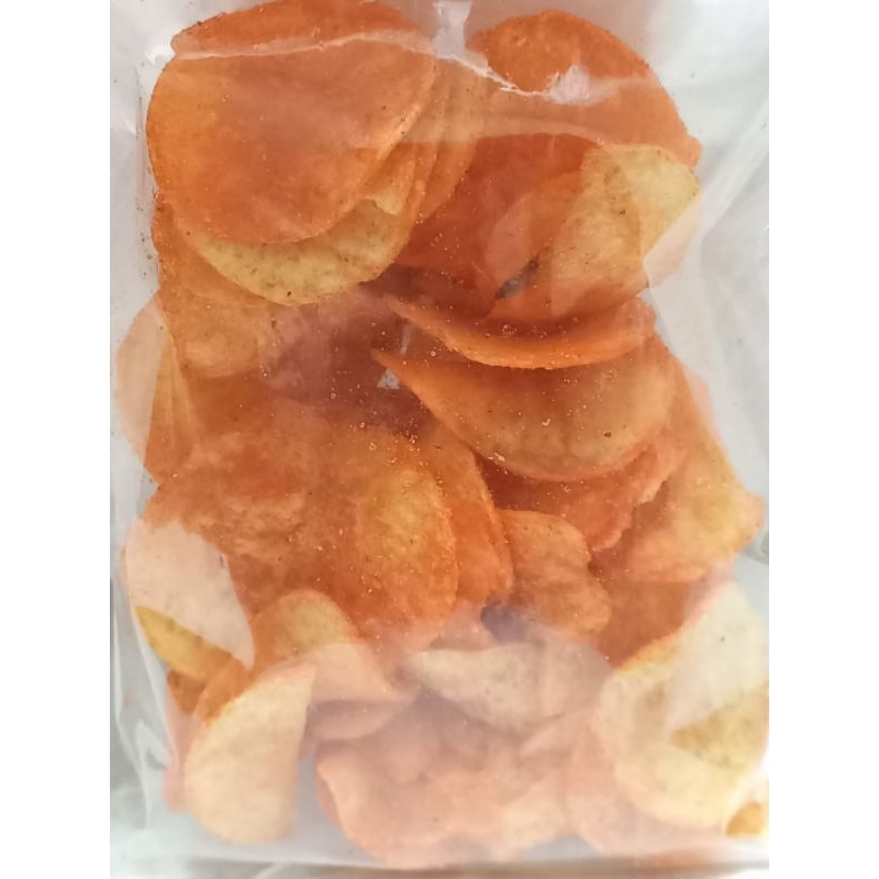 

Keripik kentang balado dan ori, kuker serba 12000 an