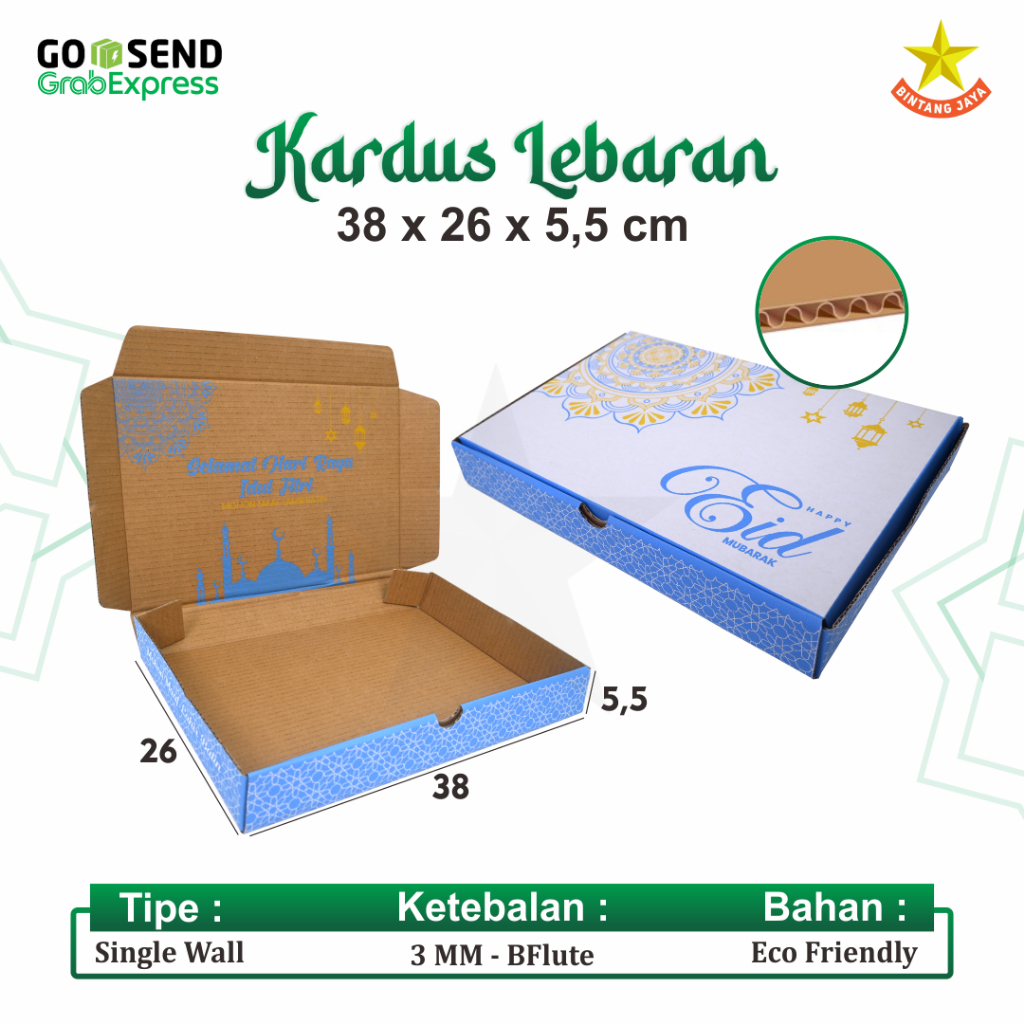 

Box KuKer Toples 250 Gram isi 6 Kardus/Karton/Kue Kering