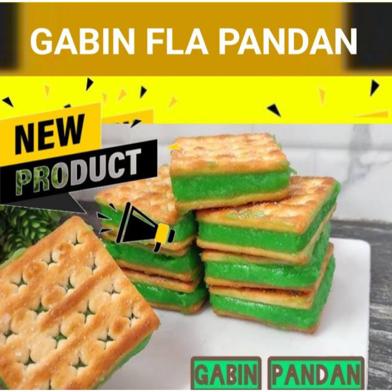 

Kue Gabin Fla Pandan Isi 10 Rasa Pandan