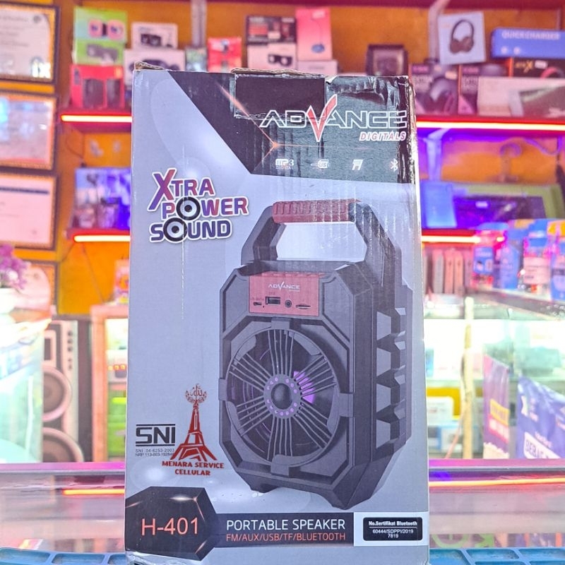Advance Digitals Extra Power Sound Portable Speaker H-401