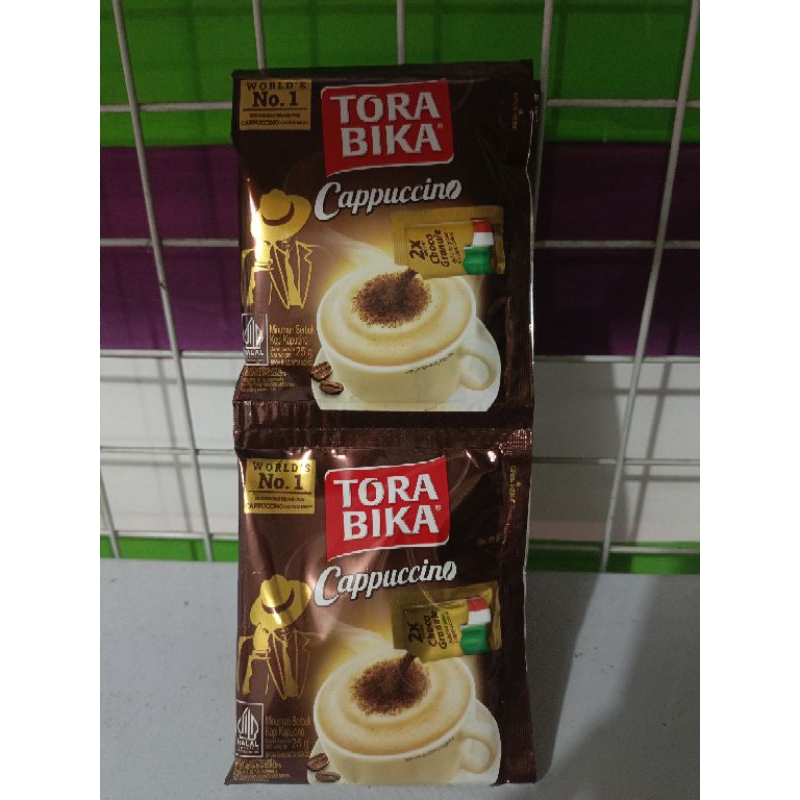 

TORABICA CAPPUCINO 25 GR ISI 10 PCS // KOPI TORABIKA ISI 10 PCS