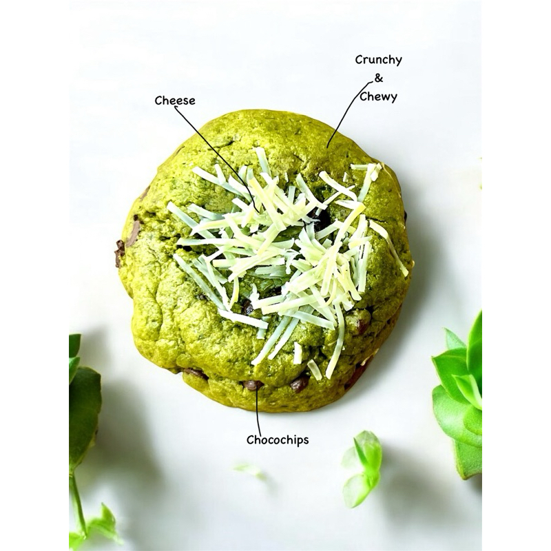 

MIN ORDER 6 PCS - Yummy Cookies - Matcha Soft Baked Cookies
