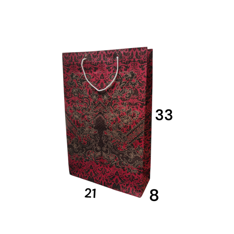 

paperbag batik banci ukuran 21x33x8 isi 12pcs