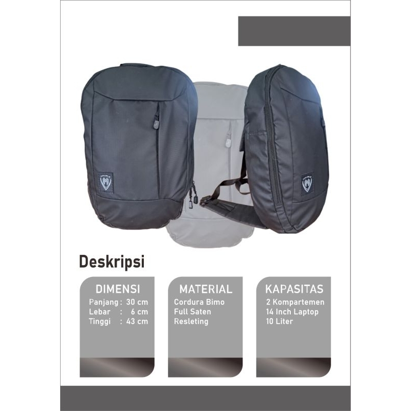 Tas Ransel Double M A01106 (Turtle)