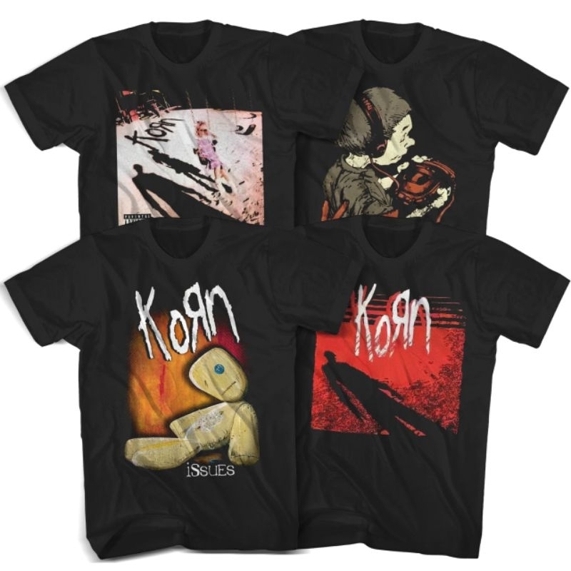 kaos KORN ISSUES DOLL Premium Tshirt korn kaos band metal rock vintage oversize
