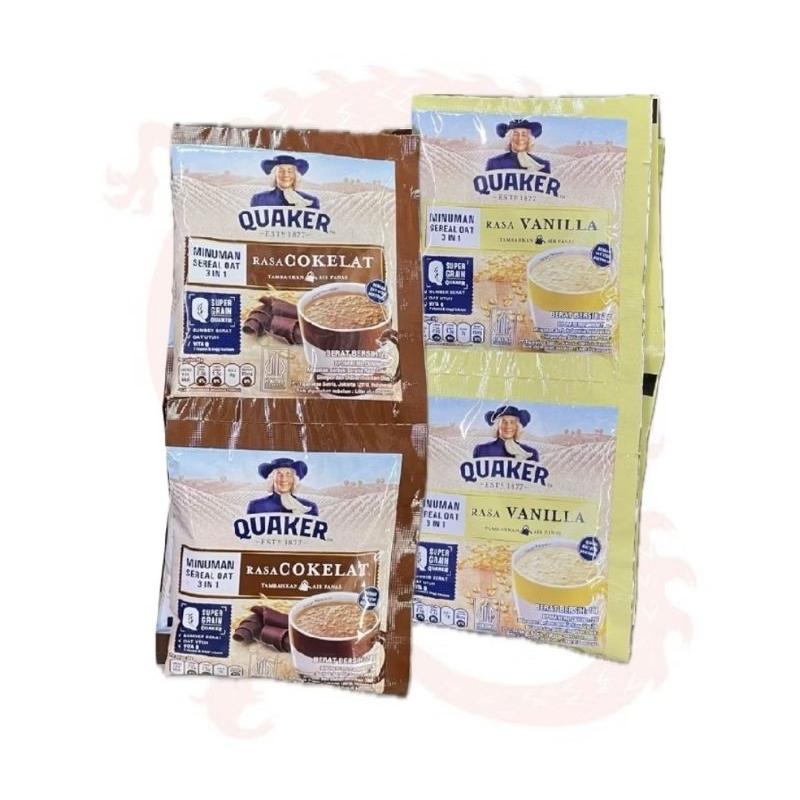 

QUAKER SEREAL OAT RENCENG (ISI 10 SACHET)