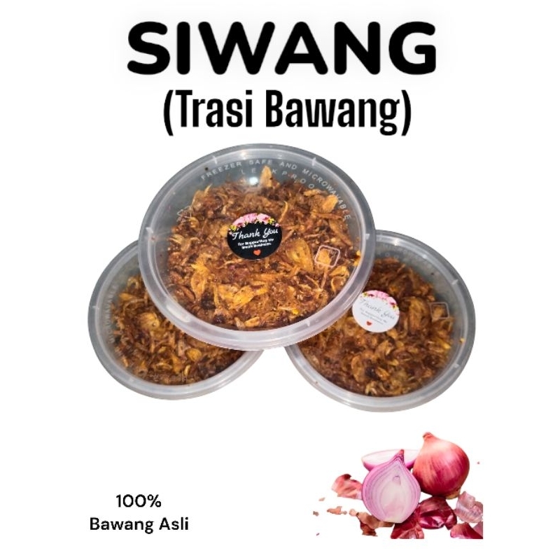 

Siwang Trasi Bawang Isi 110gr Bawang Goreng Khas Cirebon