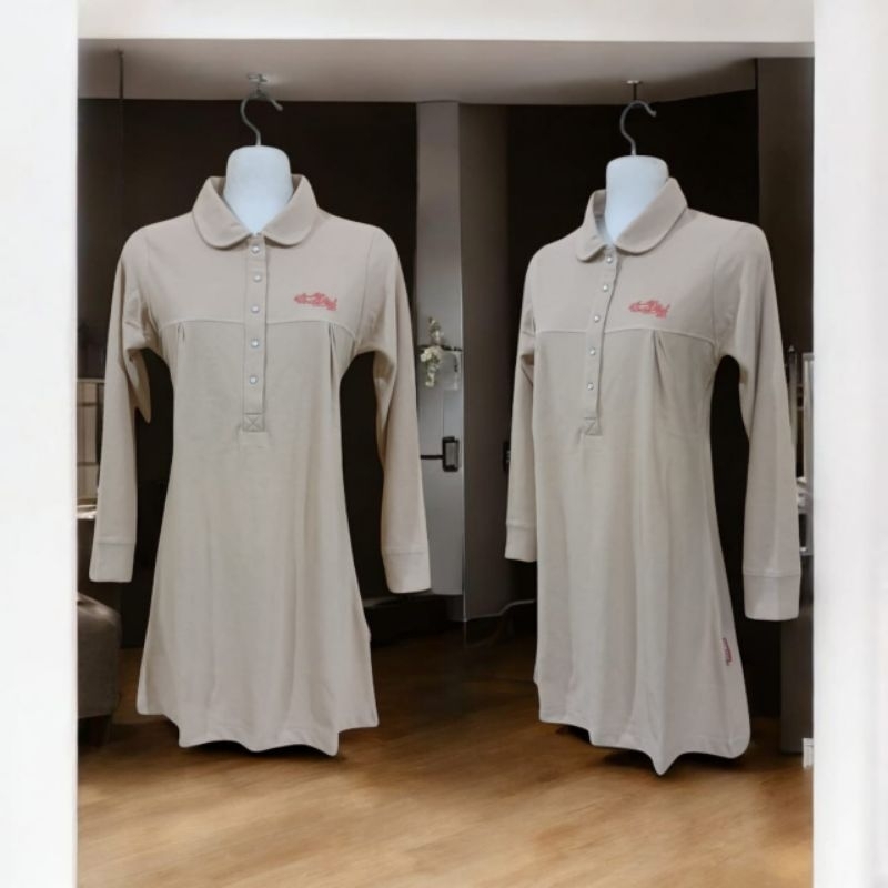 Tunik Polos Uncle West / Tunik Kerut Uncle West / Khusus Warna Beige