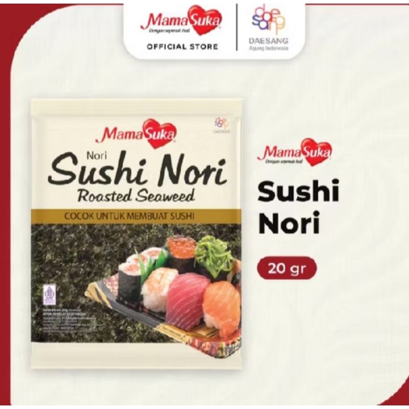 

Mamasuka Sushi Nori Roasted Seaweed 20 gr