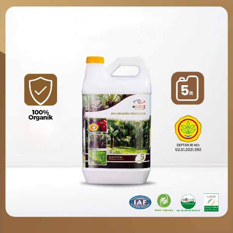 Pupuk Organik Cair Untuk Kelapa Sawit GDM 5 Liter