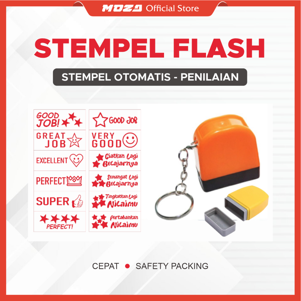 

Stempel Flash Kilat Otomatis - Stempel Penilaian Guru - Stempel Reward