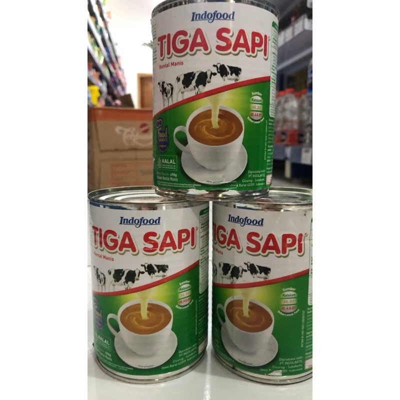 

SUSU KENTAL MANIS TIGA SAPI 490gr