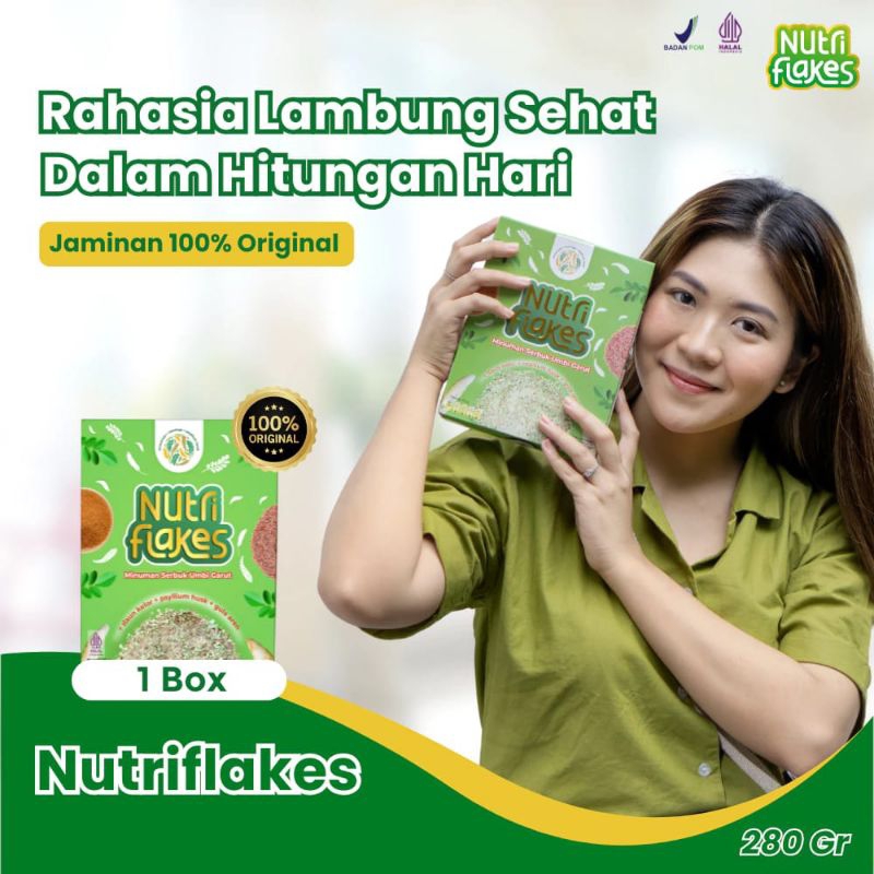 

Nutriflakes Sereal Umbi Garut Membantu Meredakan Asam Lambung Paket 1 Box