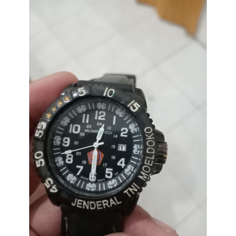 jam tangan tni militer kenangan jendral moeldoko preloved second