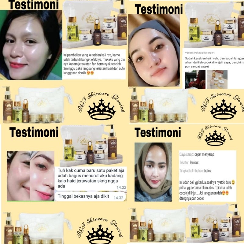 SHVA. paket Glowing expert beauty glow Farma pemutih wajah All Skin