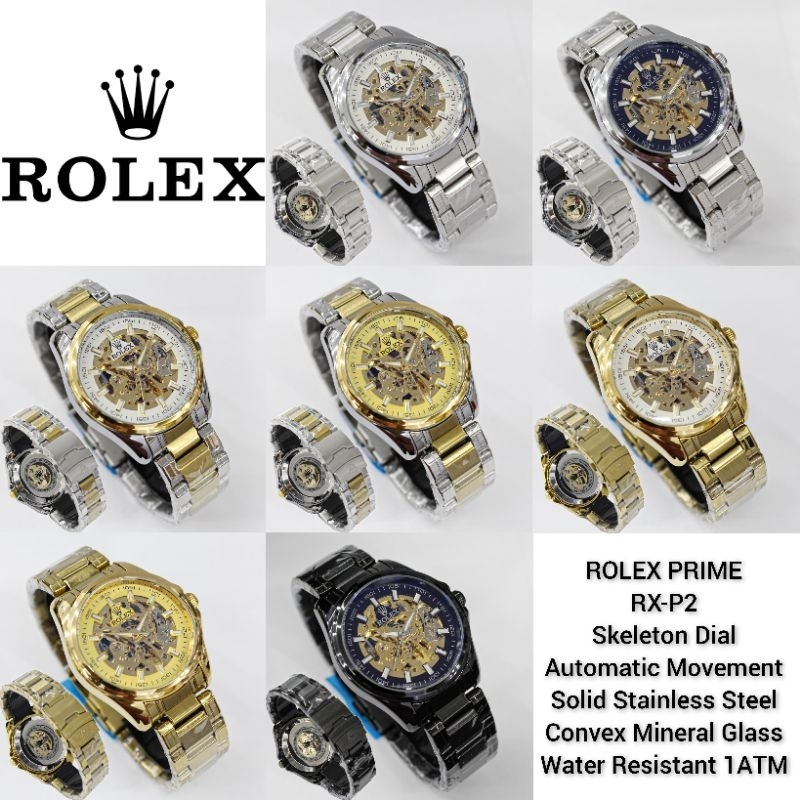 jam tangan ROLEX Automatic pria keren & elegant