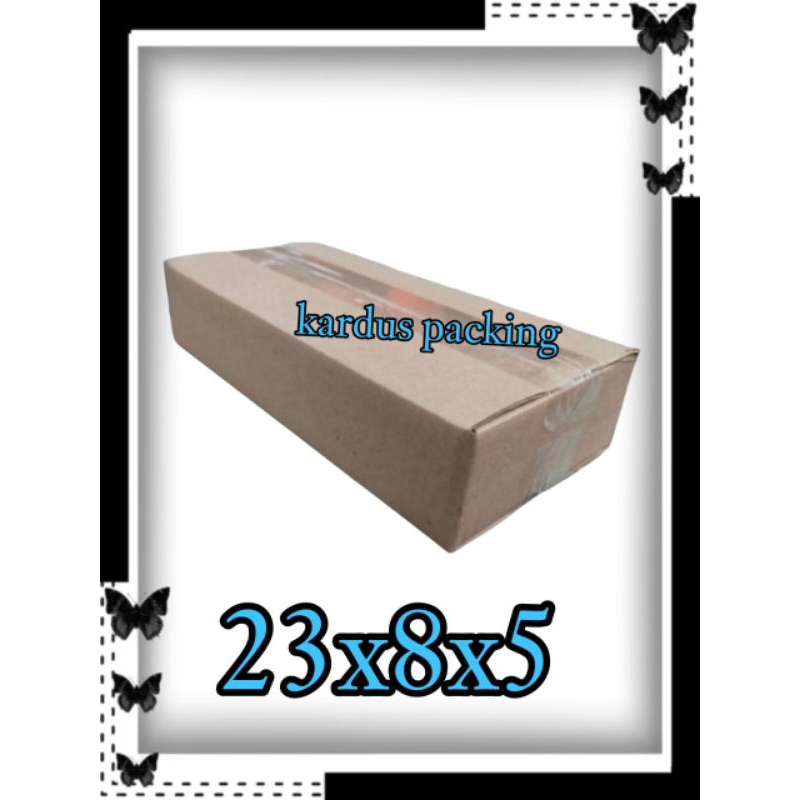

kardus packing 23x8x5 kardus polos kardus kecil