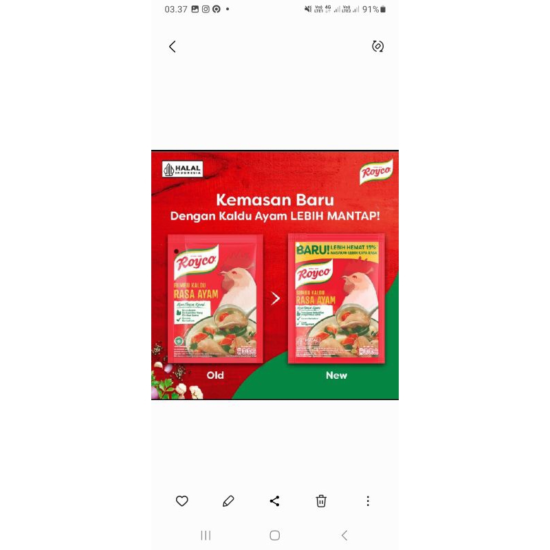 

Royco Ayam 220 x2pack