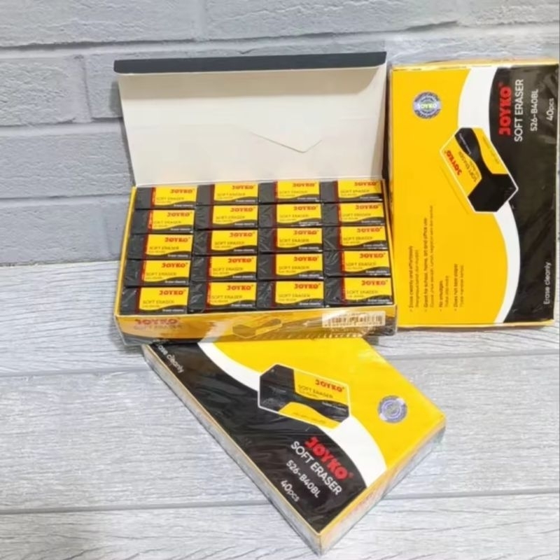 

PROMO PENGHAPUS JOYKO ISI 40 PCS/PENGHAPUS HITAM