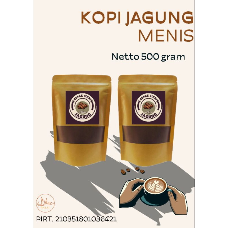 

kopi bubuk JAGUNG kemasan 500gram ekonomis murah mantap