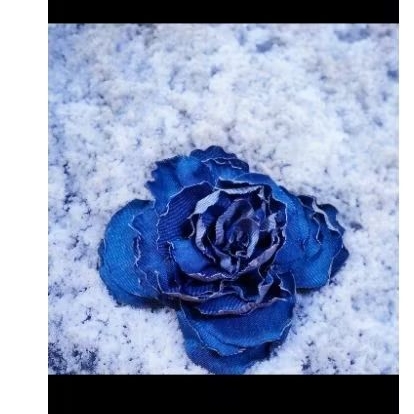 bross bunga jeans-bross bunga kain jeans-bross bunga denim-bross bunga 20cm-bross bunga wanita canti