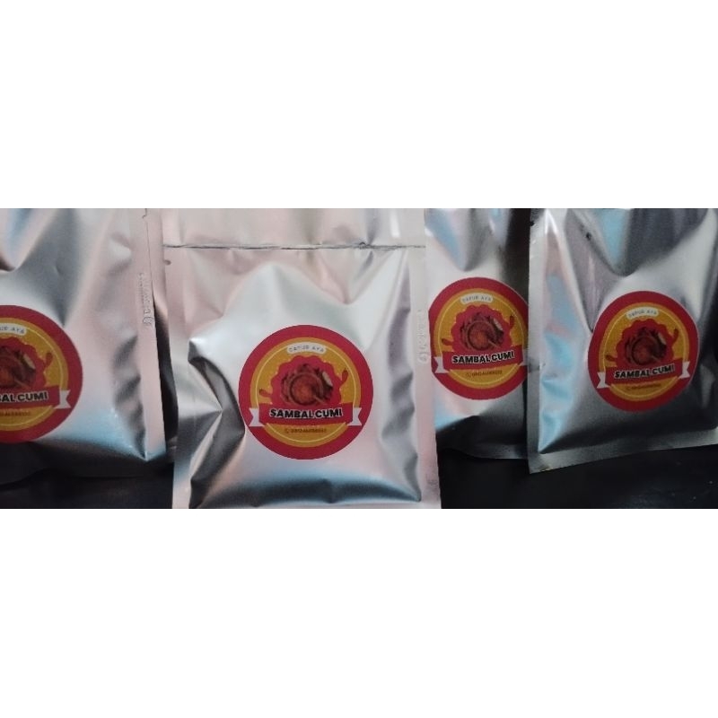 

Sambal cumi kemasan sachet 50ml