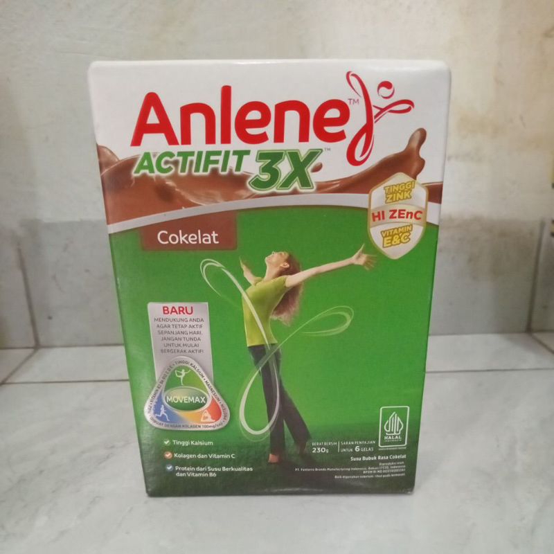 

ANLENE ACTIFIT SUSU BUBUK COKLAT 230G