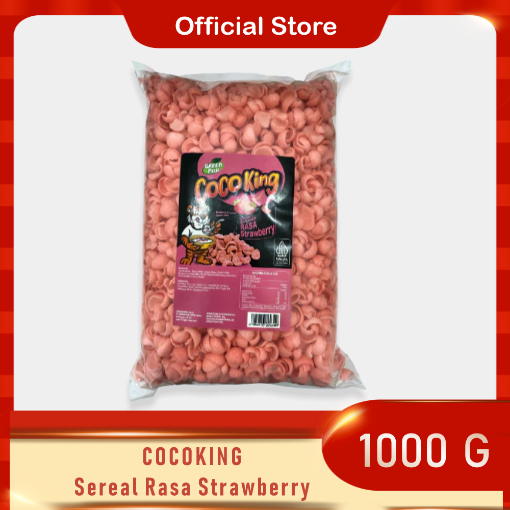 

Coco King Makanan Ringan Sereal Rasa Strawberry 1 kg