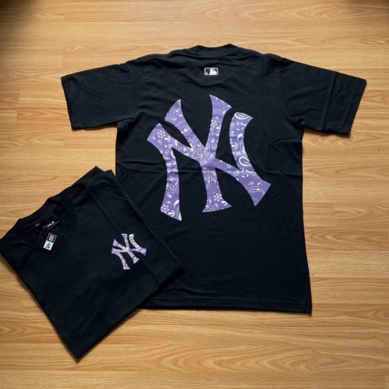 Kaos pria Tshirt MLB Yankees Bandana ( BISA COD)