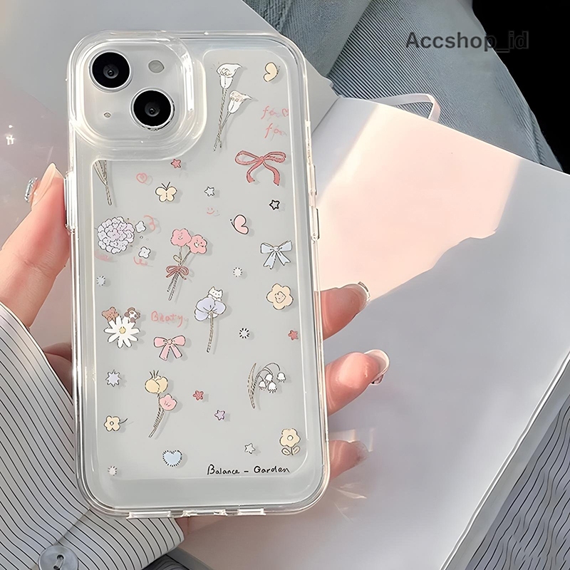 SS1068 SOFTCASE CASE SILIKON AESTHETIC FLOWER KOREAN COMPATIBLE FOR OPPO A1 A1K A3S A3X A5 A5X A5S A