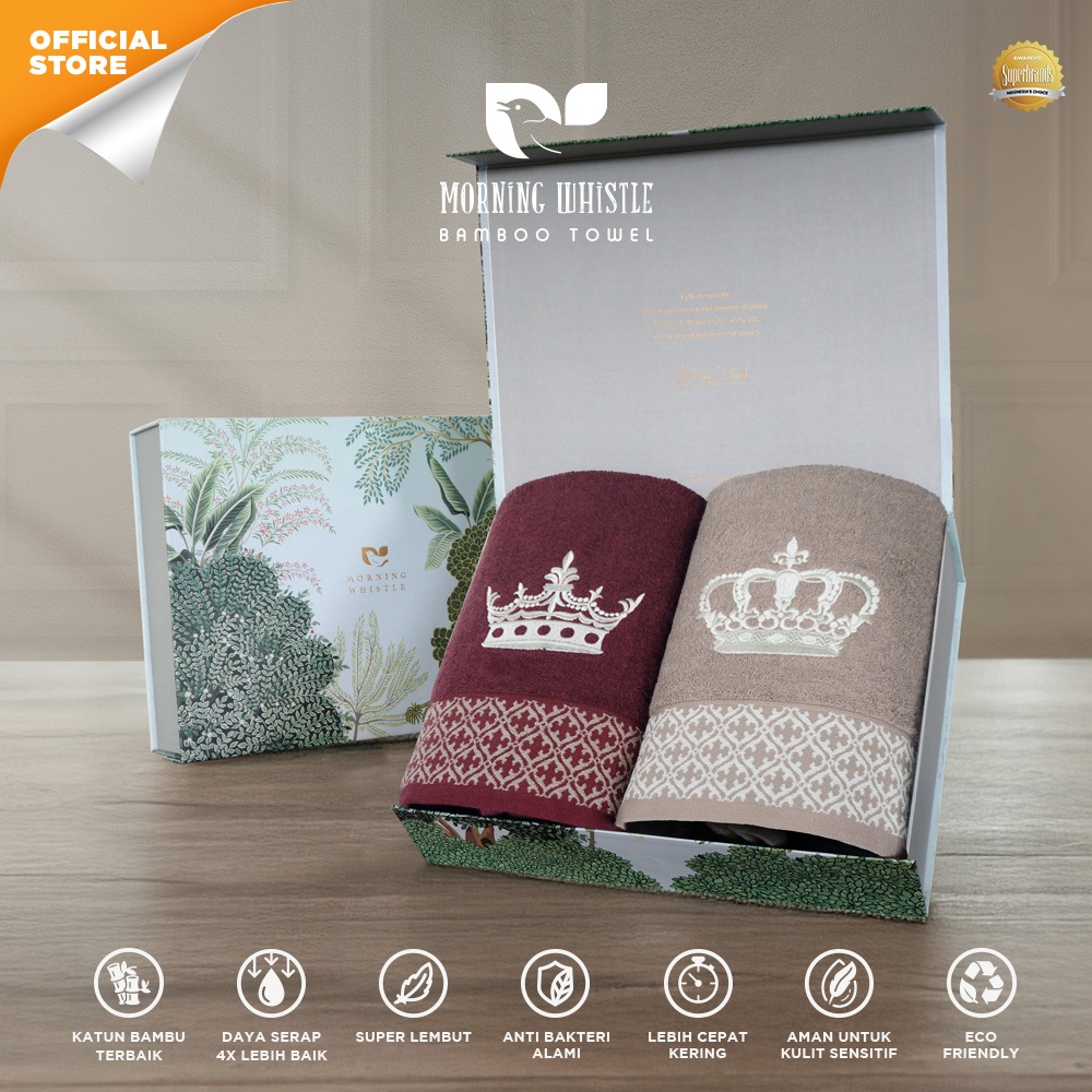 Morning Whistle - Ercole (Handuk Couple Set) / Handuk Seserahan / Kado Pernikahan / Souvenir /