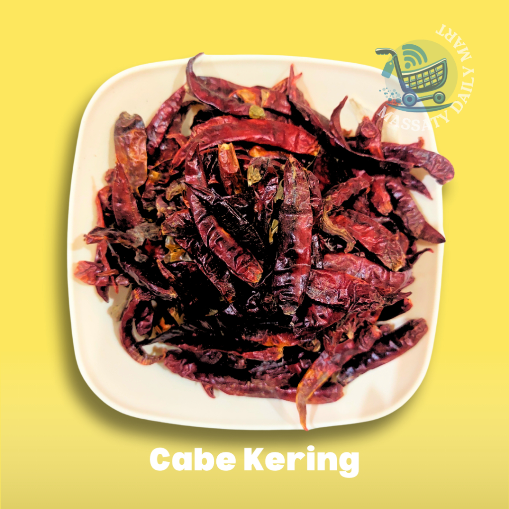 

CABAI KERING MERAH KERITING / DRIED CHILI / CABE KERING 100 GRAM